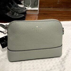 Kate Spade WKRU7110 South Port Avenue Hanna Pebbled Leather Crossbody Bag (NWT)